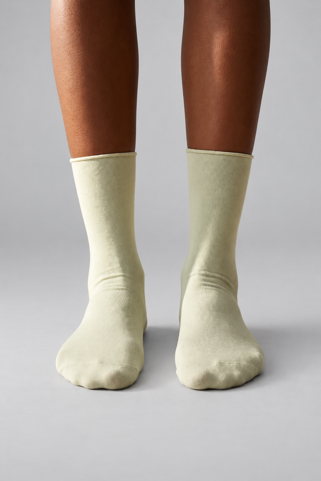 ELASTIC MODAL WOMEN SOCKS GREEN