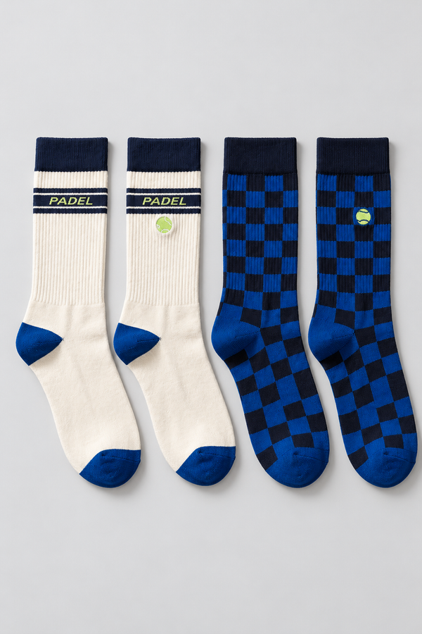 2PCK PADEL MEN SOCKET SOCKS MIX