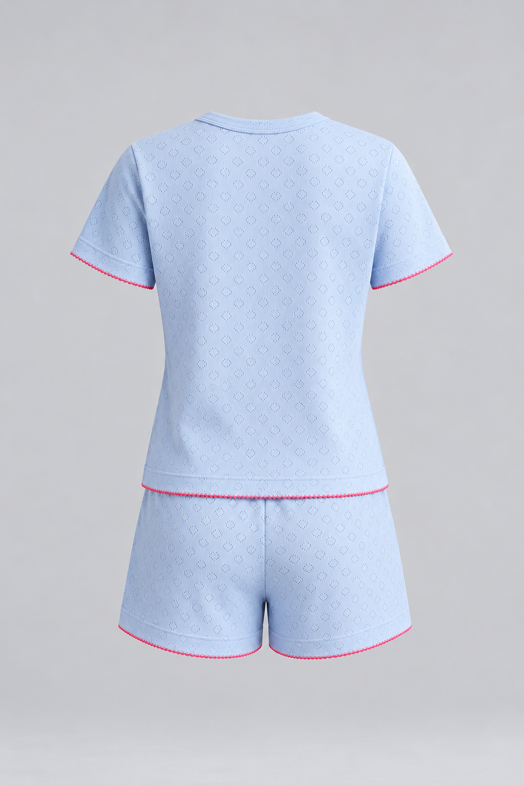 Mediterranean Cherry Women's Shorts Set BLUE