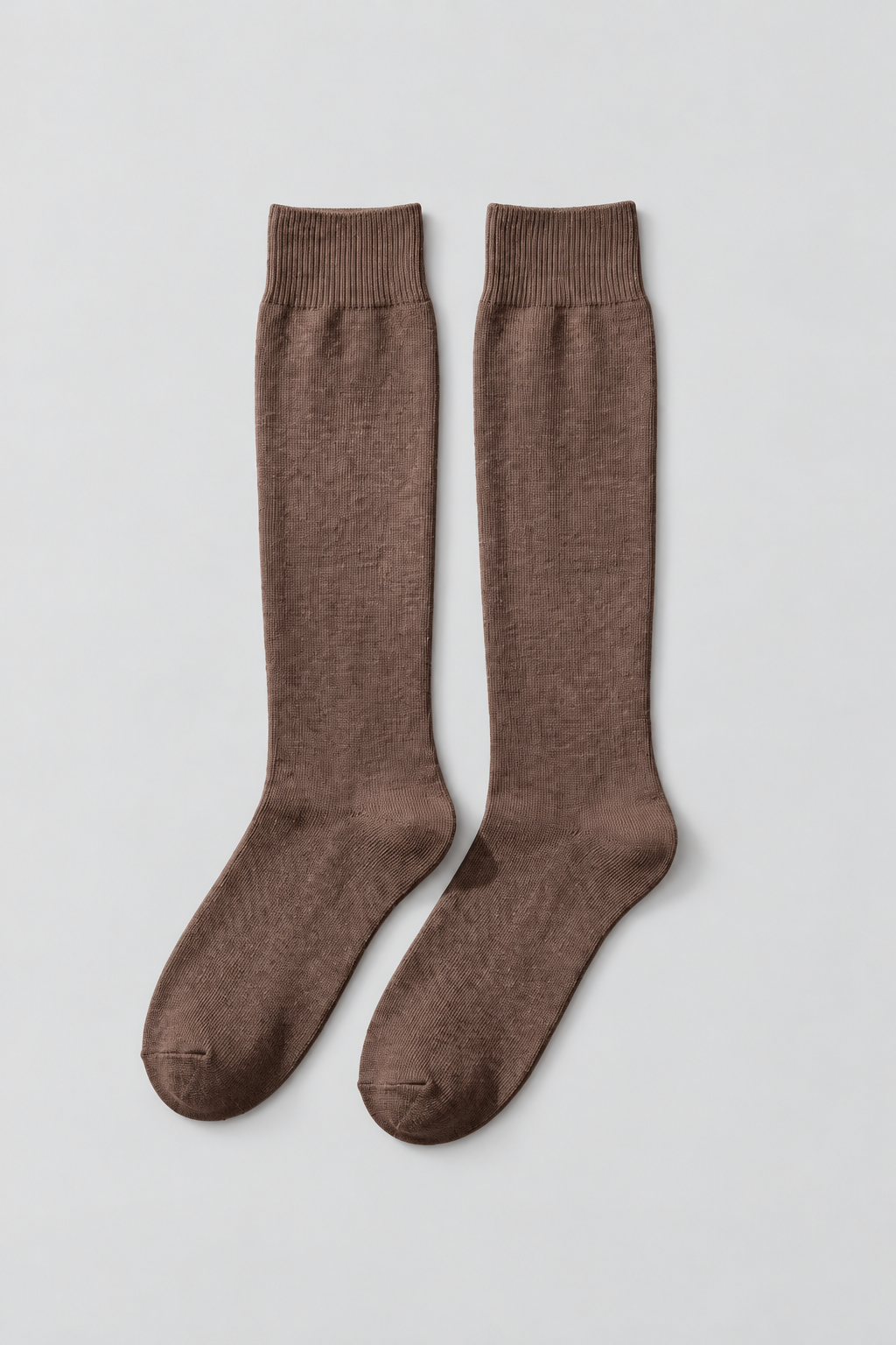 WOMEN'S KNEE SOCKS BROWN