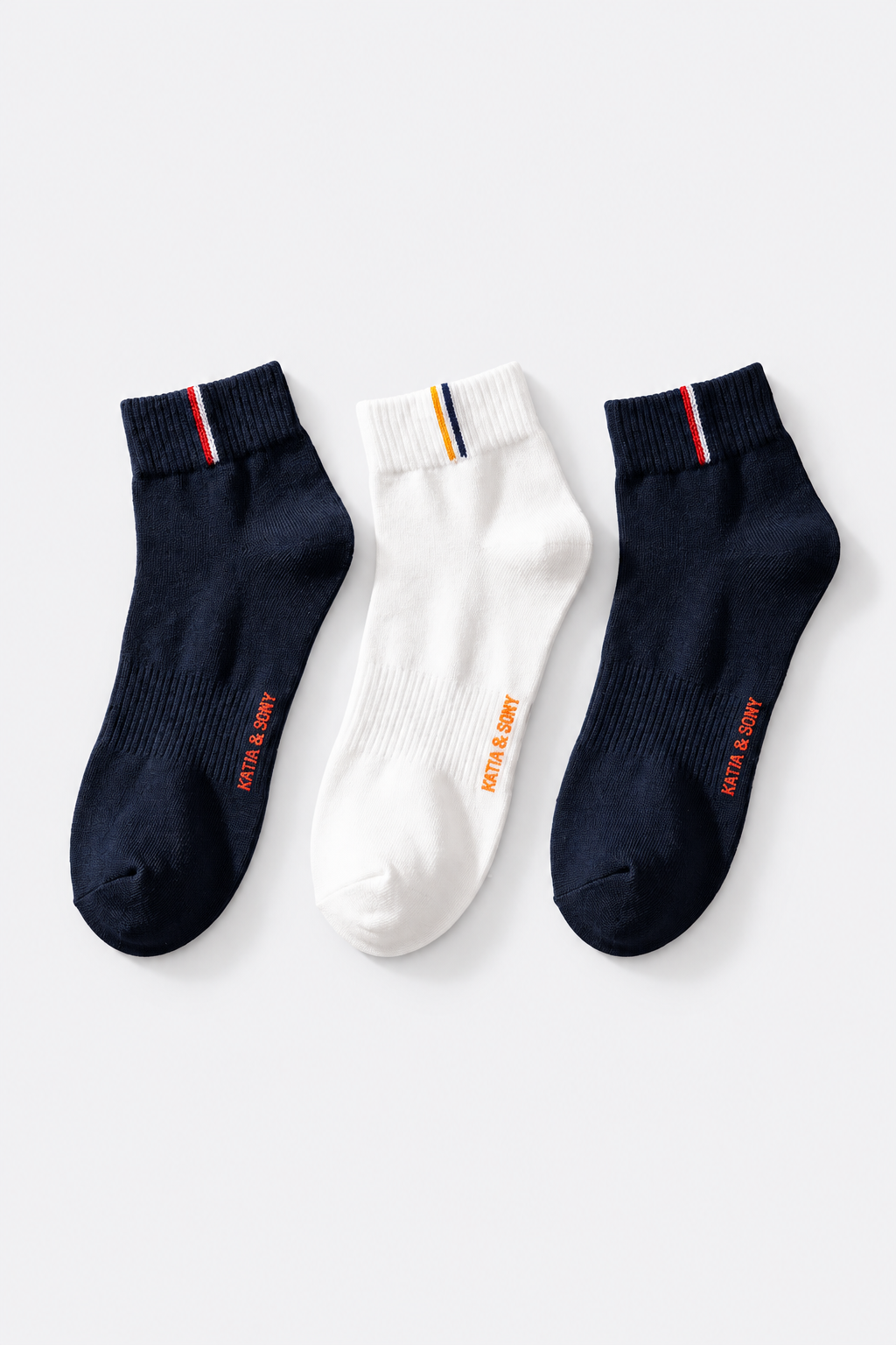 3PCK 2019-2885 GOLF UNISEX STEP SOCKS NAVY/NAVY/WHITE