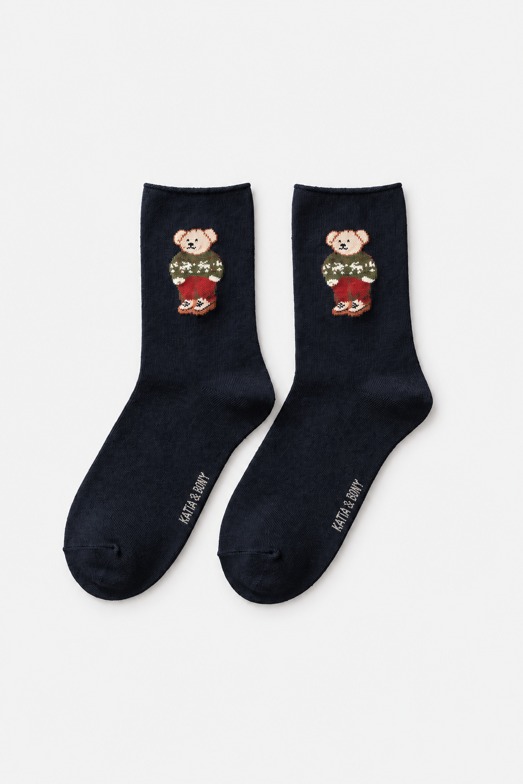 TEDDY WITHOUT ELASTIC MODAL WOMEN SOCKS DARK NAVY