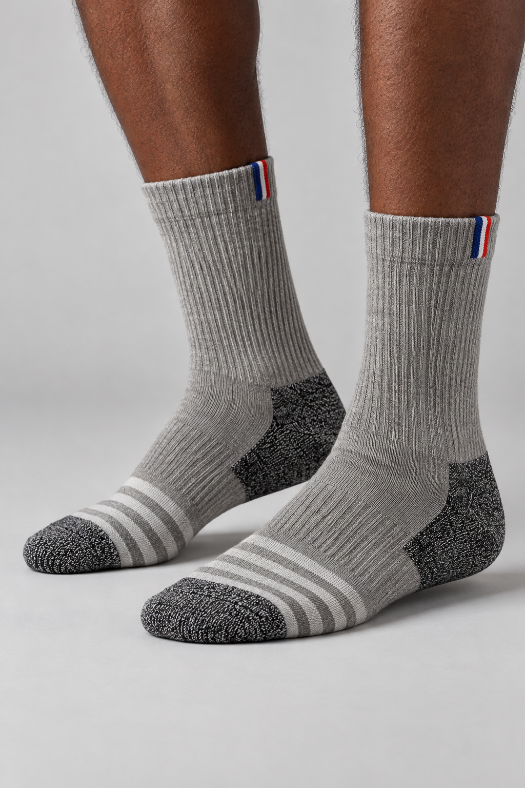 3PCK UNISEX SHAFTLESS GOLF SOCKET SOCKS BLACK/WHITE/GREY
