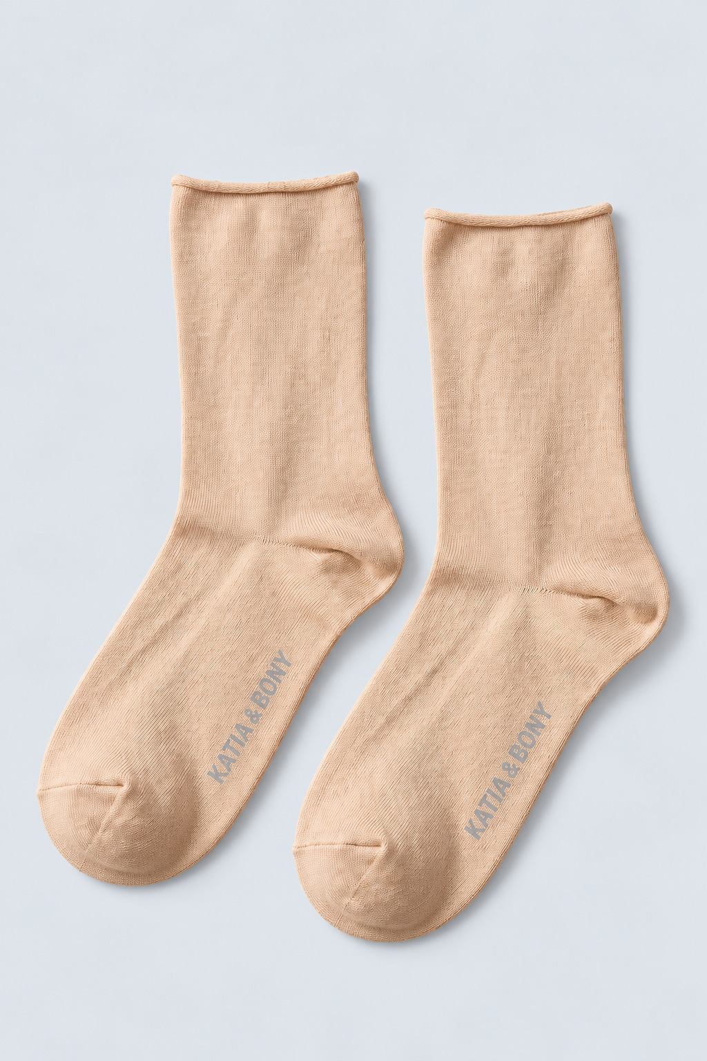 ELASTIC MODAL WOMEN SOCKS LATTE