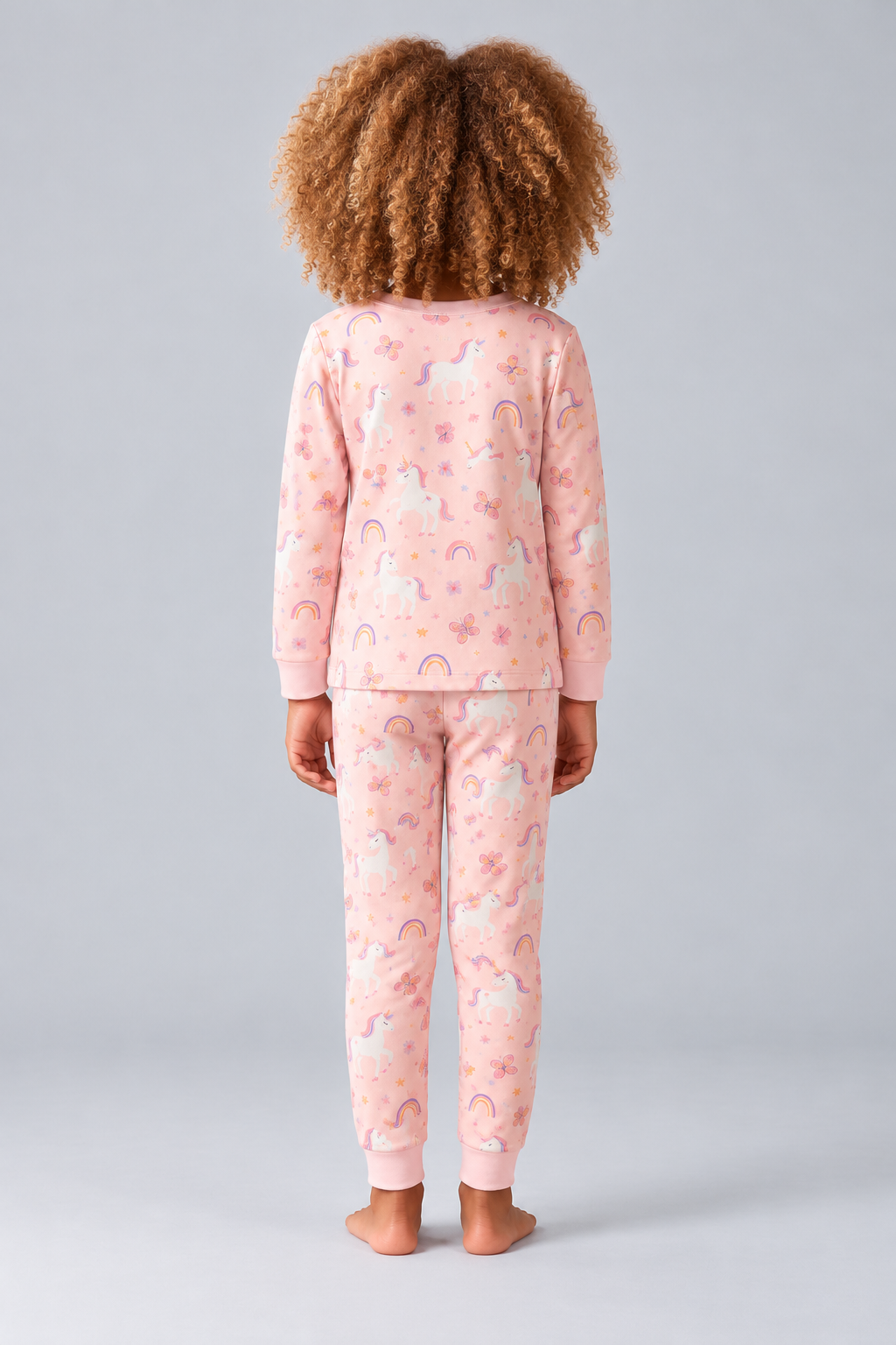 GIRLS' BOXED UNICORN PYJAMA SET - PINK