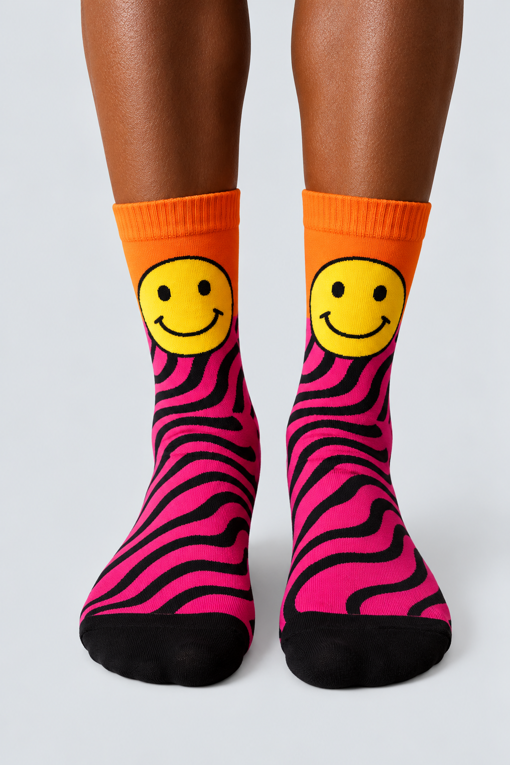 SMILING FACE UNISEX SOCKS MIX