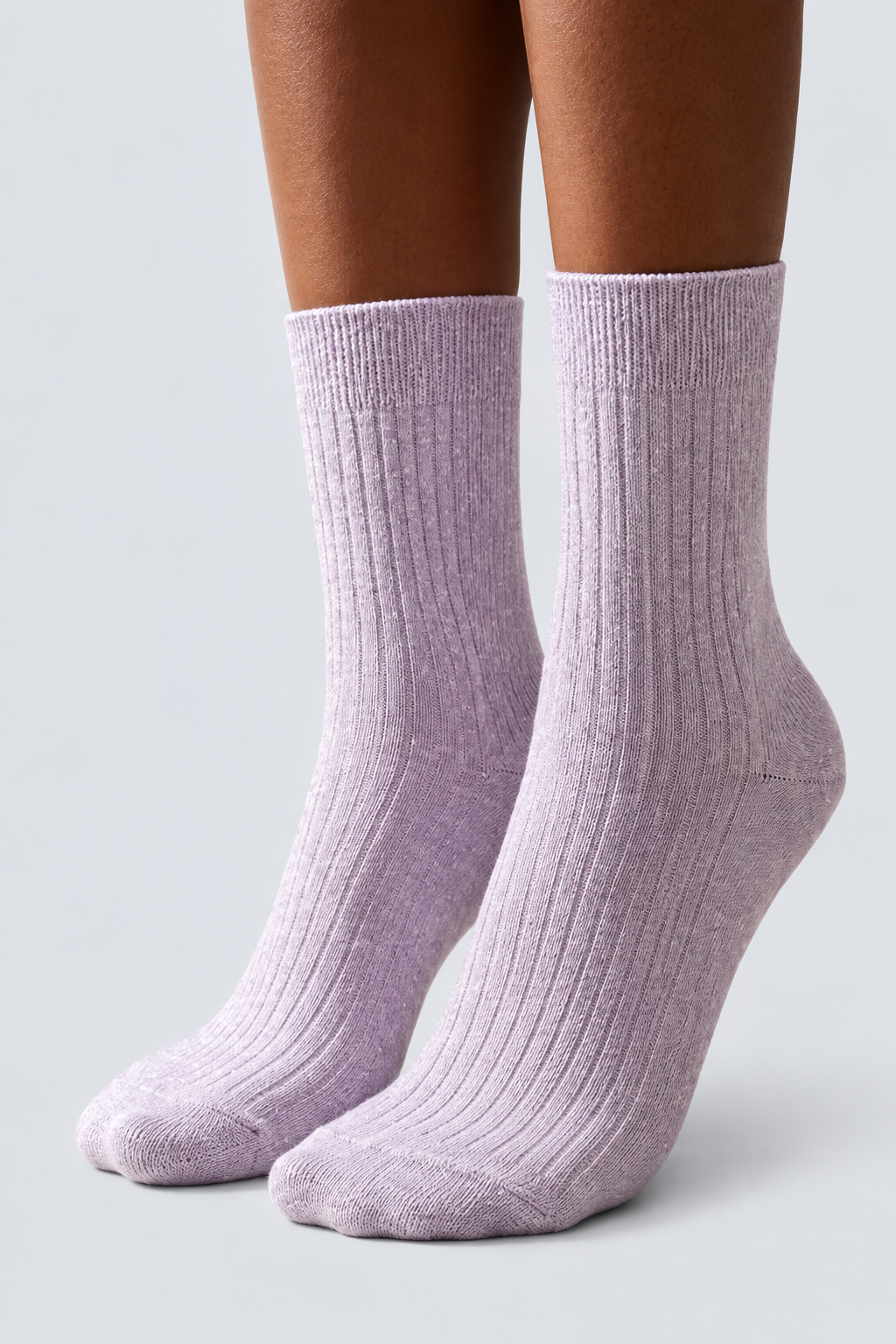 WOMEN SOCKET SOCKS LILAC