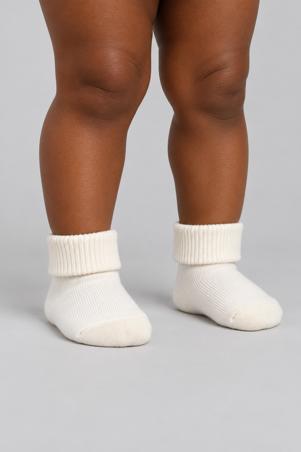 5PCK BOXED NEWBORN SOCKS BROWN MIX