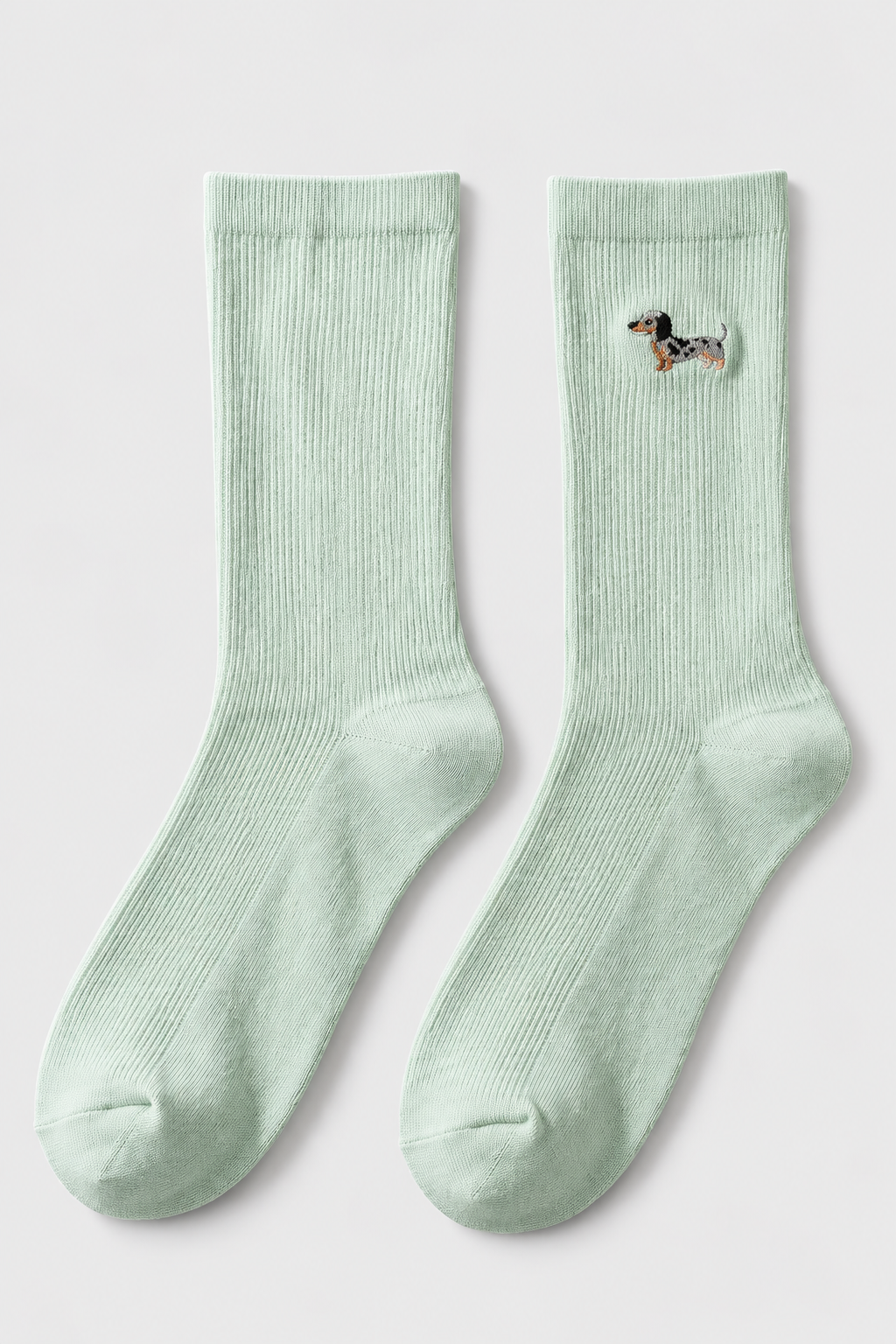 EMBROIDERED UNISEX ANKLE SOCKS BLUE