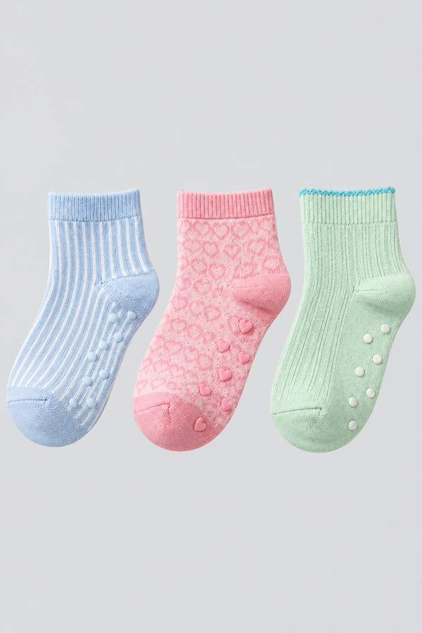 3PCK BABY STEP SOCKS MIX