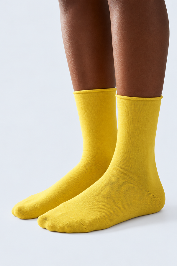 ELASTIC MODAL WOMEN SOCKS LIGHT GREEN