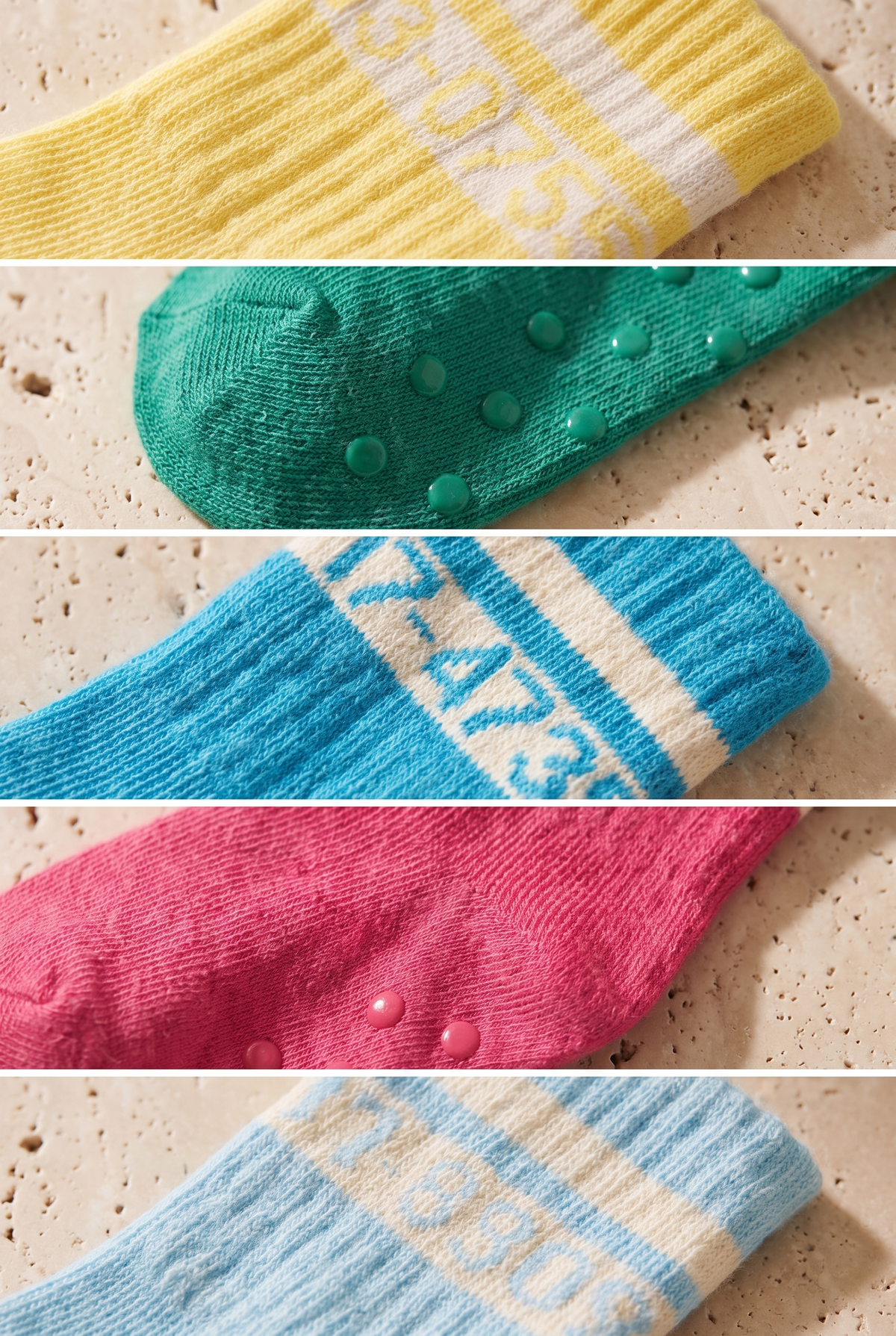 5PCK PANTONE BOX BABY SOCKET SOCKS MIX