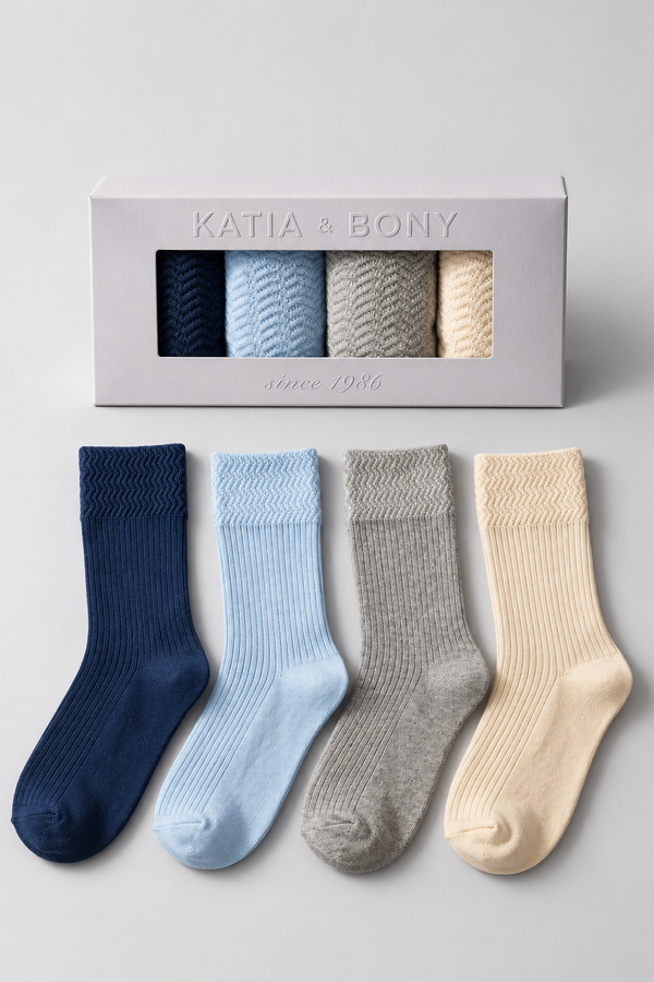 4 PCK WOMEN SOCKET SOCKS MIX