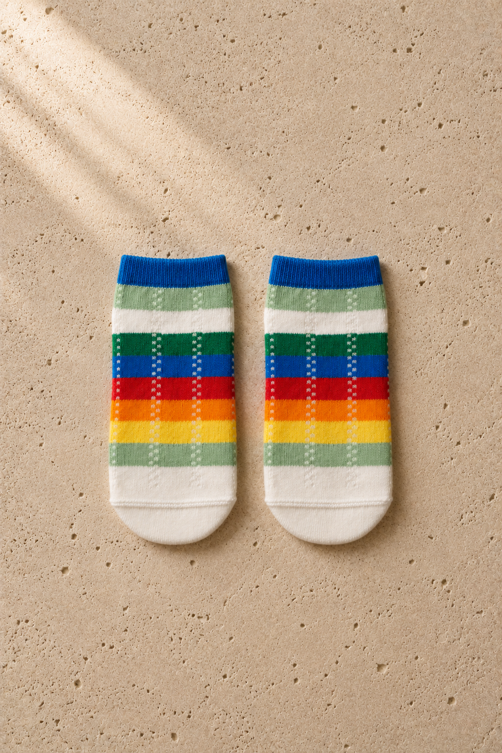2PCK SMILING FACE CHILDREN'S STEP SOCKS MIX