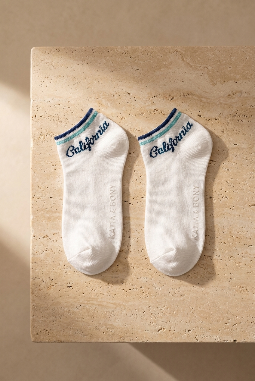 3PCK CALIFORNIA CHILDREN'S STEP SOCKS ECRU MIX