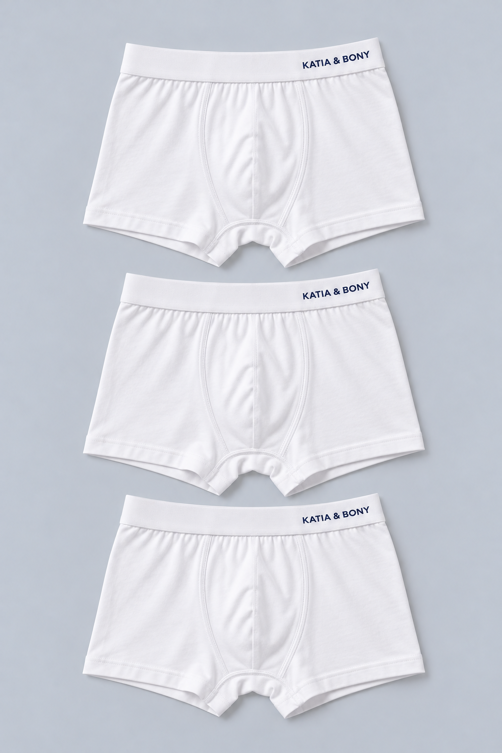3PCK BASIC BOXED BOYS' BOXER SHORTS WHITE