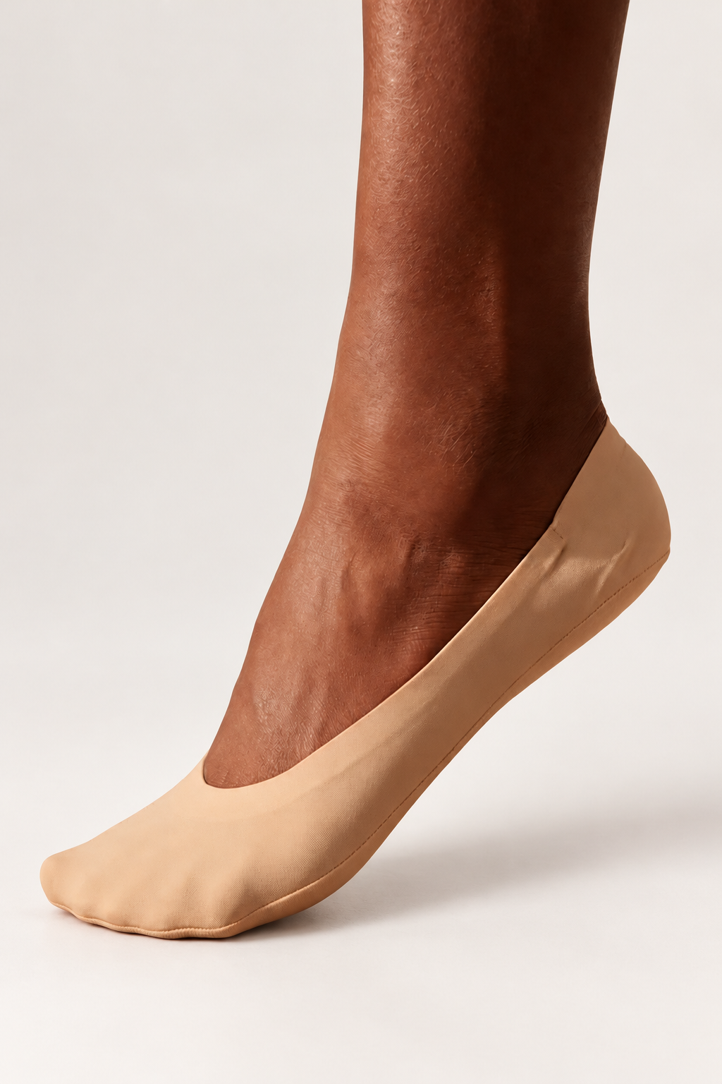 WOMEN'S INVISIBLE SOCKS WITH PADS NUDE