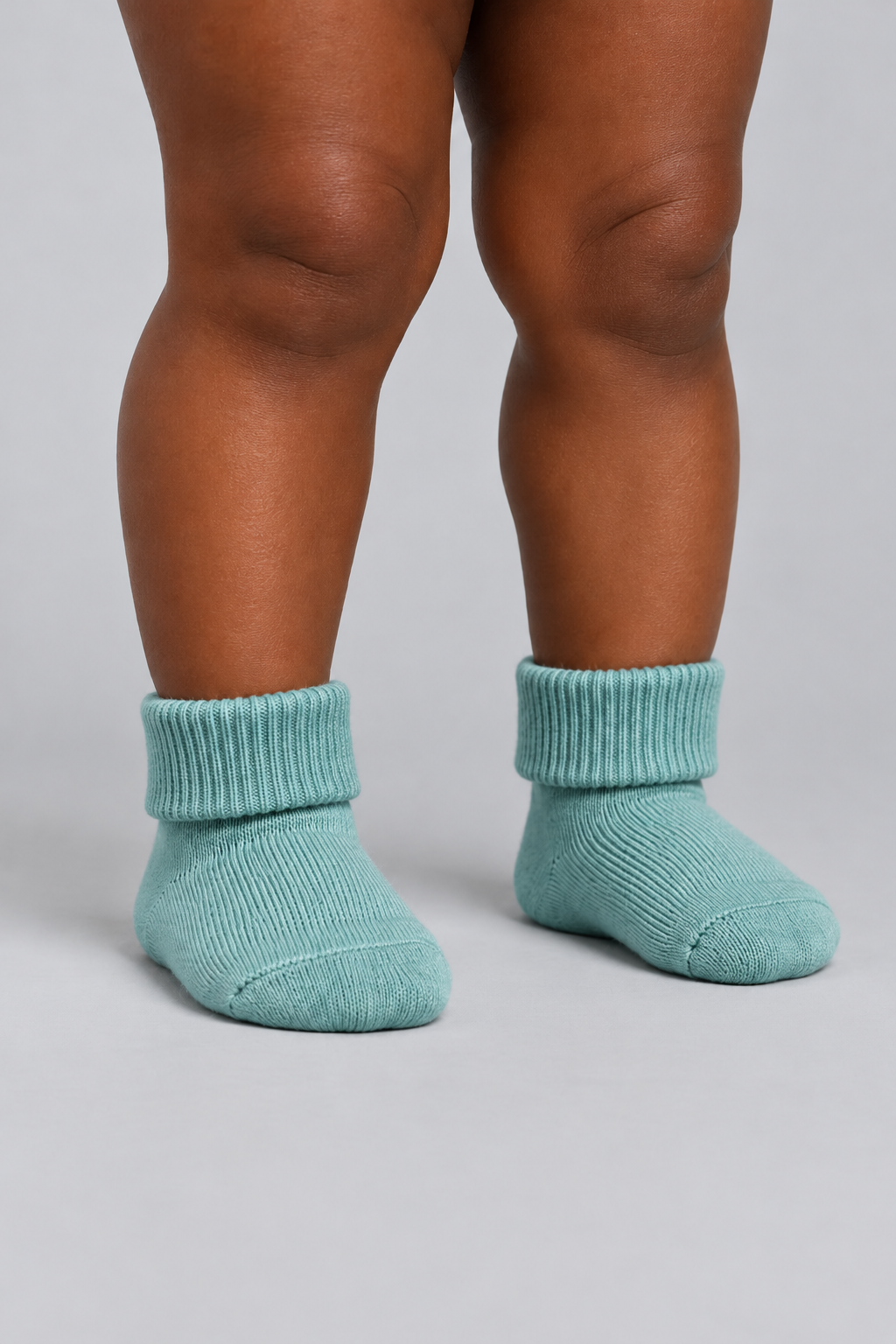 5PCK BOXED NEWBORN SOCKS BROWN MIX