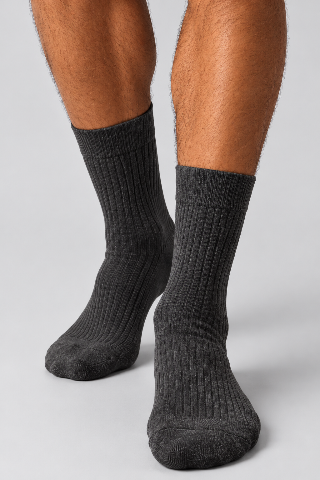 6PCK BOX MEN PREMIUM SOCKET SOCKS GREY MIX