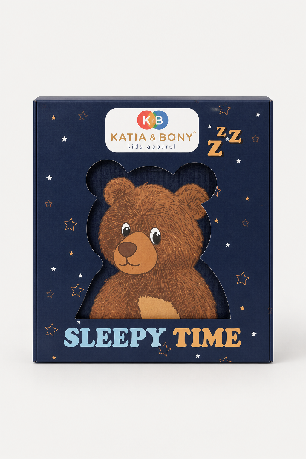 TEDDY SLEEPER BOXED BOYS PYJAMAS SET NAVY