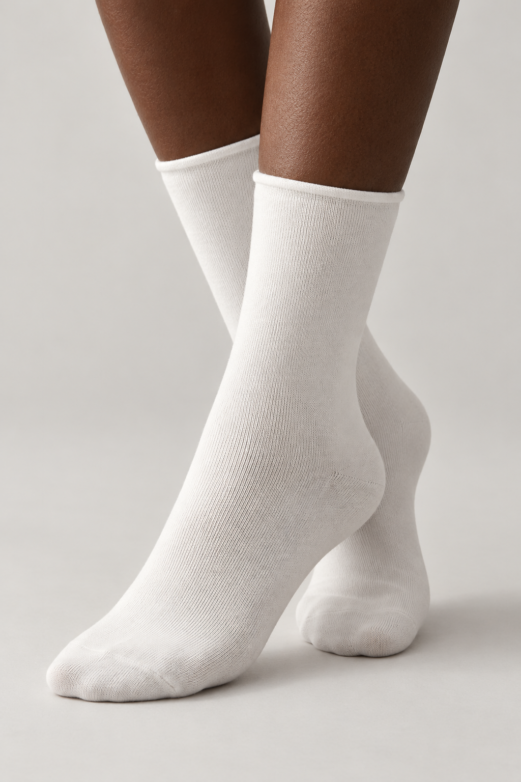ELASTIC MODAL WOMEN SOCKS WHITE