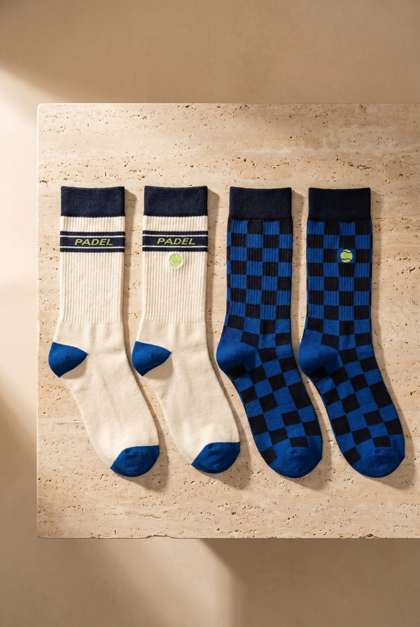 2PCK PADEL MEN SOCKET SOCKS MIX