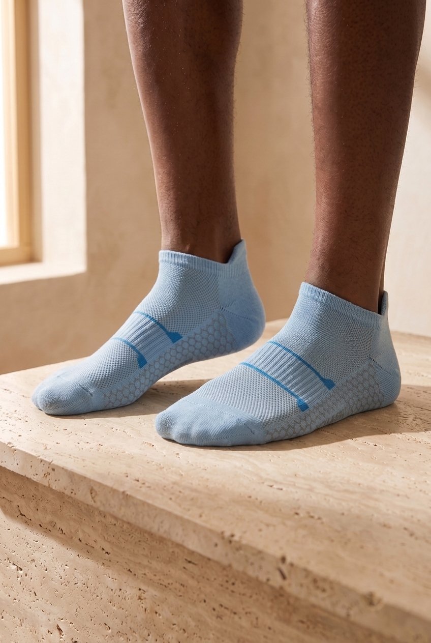 4PCK Patterned Men's Step Socks MIX
