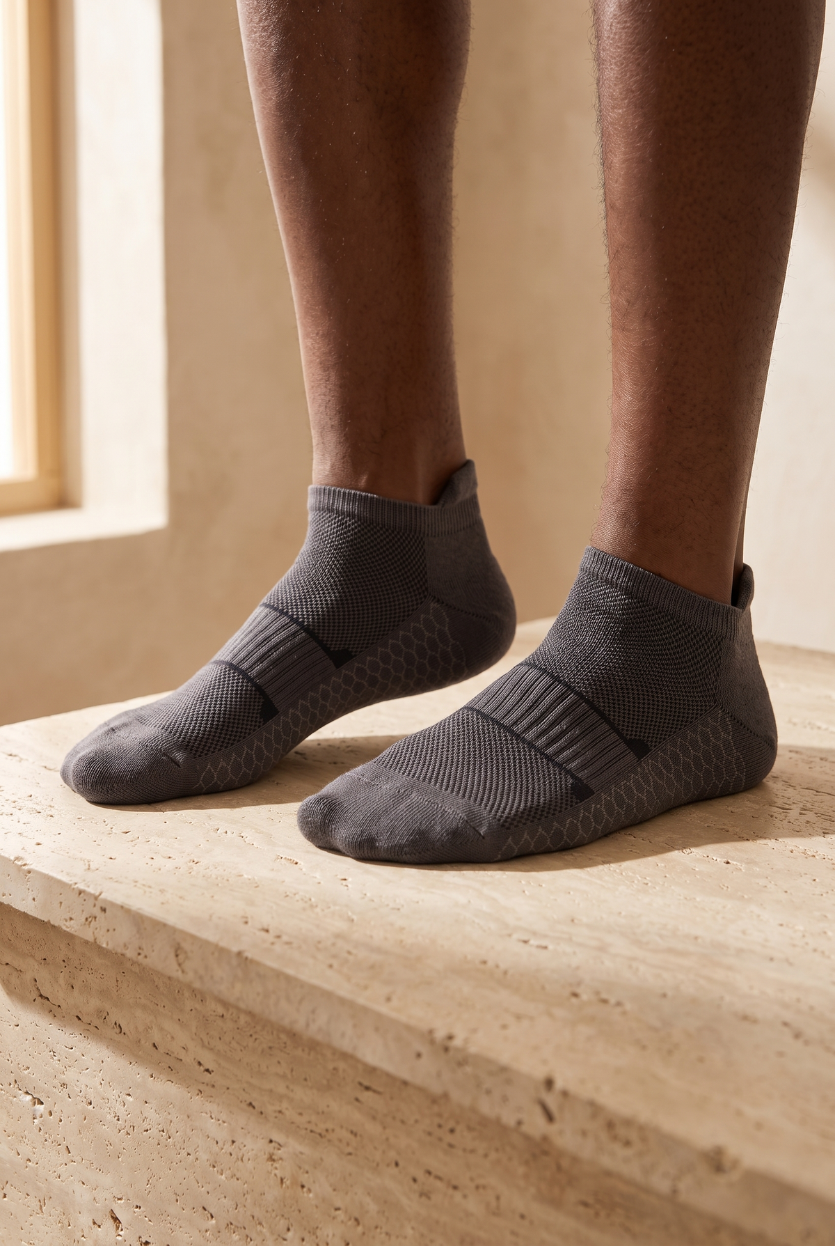 4PCK Patterned Men's Step Socks MIX
