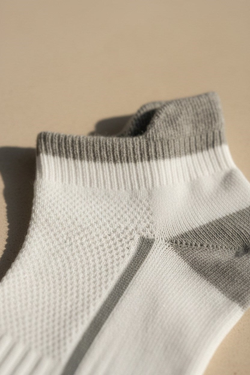 4PCK ERKEK SPOR STEP ÇORAP GREY MIX