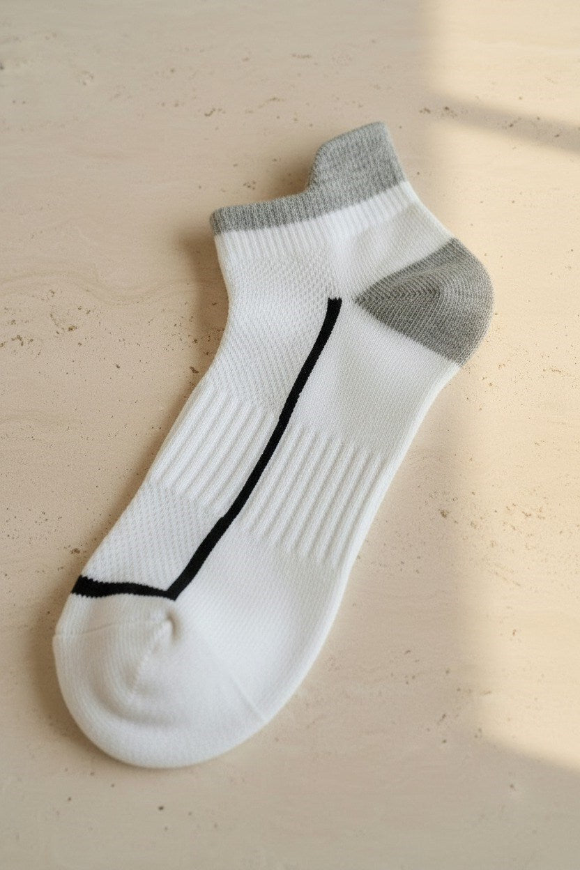 4PCK ERKEK SPOR STEP ÇORAP BLACK MIX
