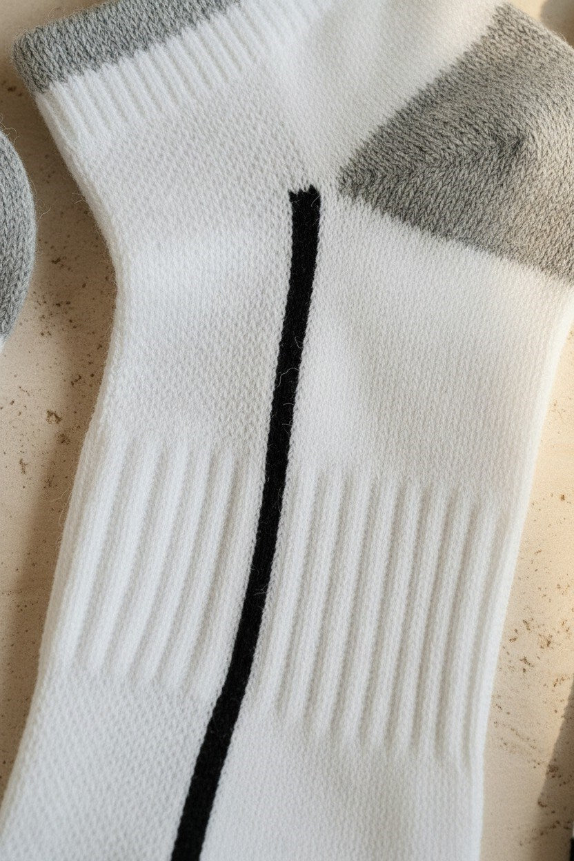 4PCK ERKEK SPOR STEP ÇORAP BLACK MIX
