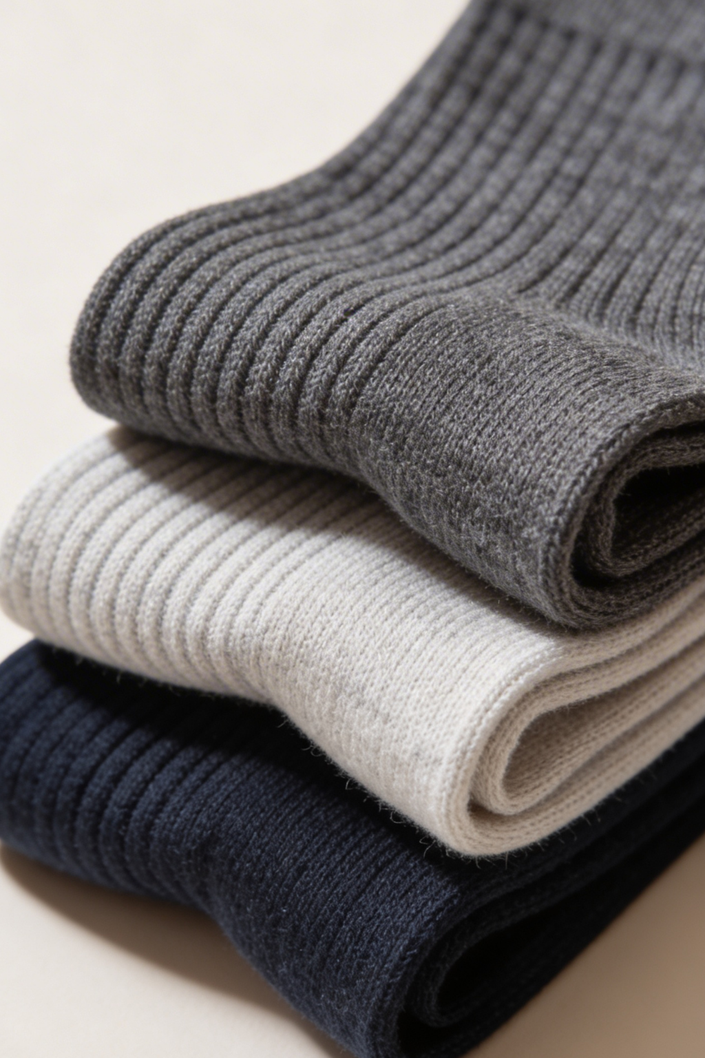 6PCK BOX MEN PREMIUM SOCKET SOCKS GREY MIX