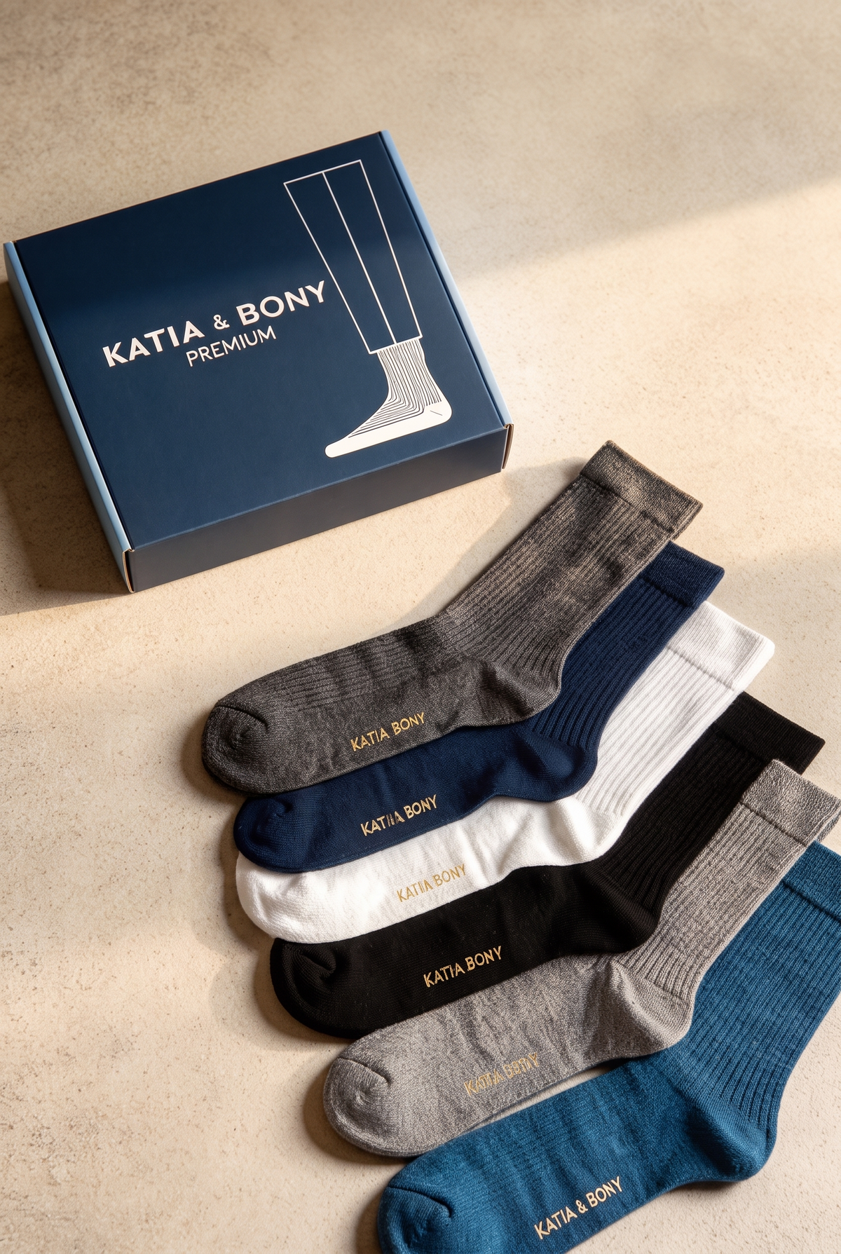 6PCK BOX MEN PREMIUM SOCKET SOCKS GREY MIX