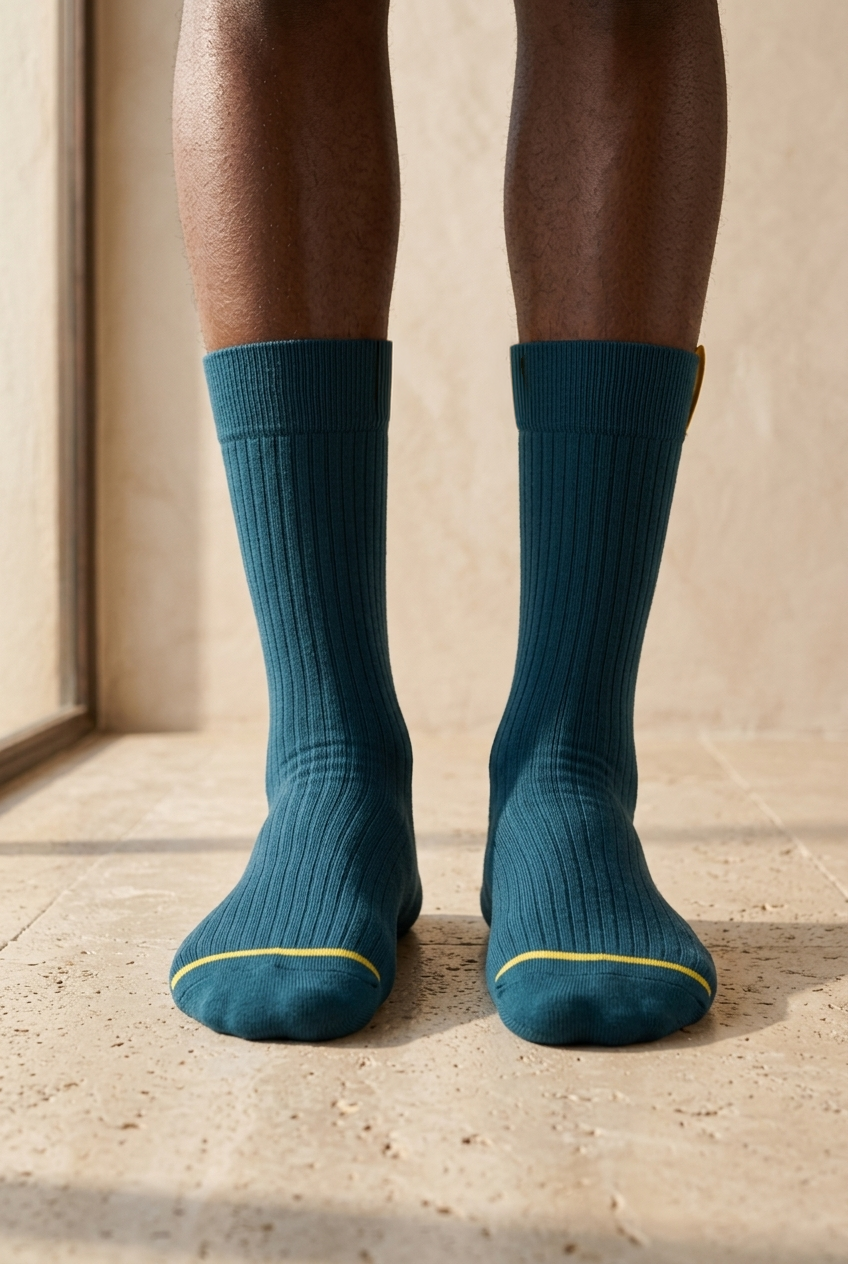 COOL LABELED MEN SOCKET SOCKS GREEN