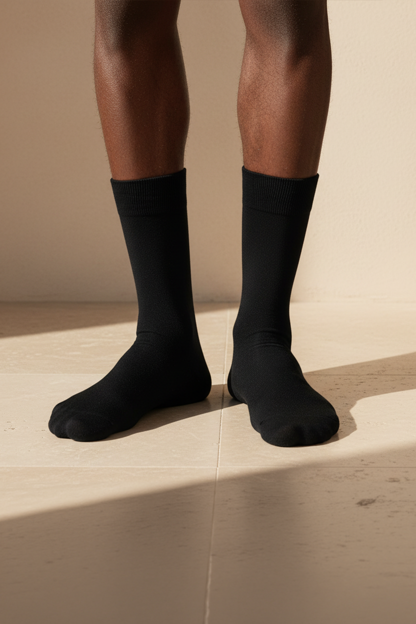 FAMILY MEN SOCKET SOCKS SMOKED