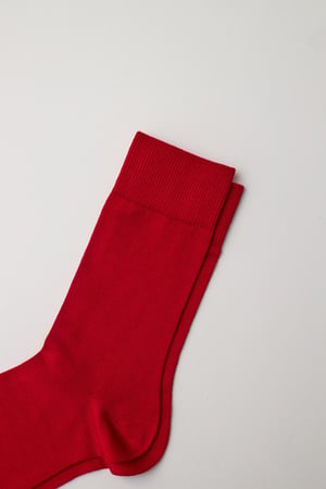 FAMILY MEN SOCKET SOCKS RED