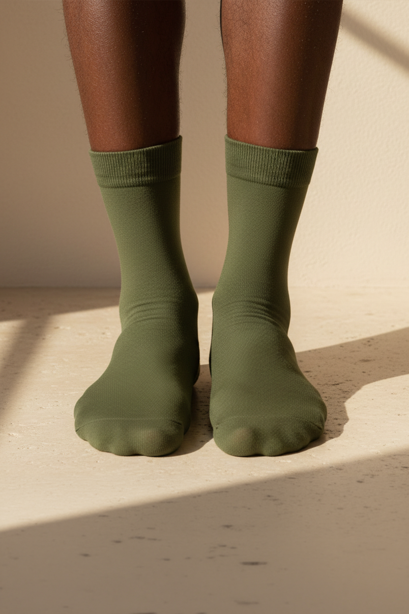 FAMILY MEN SOCKET SOCKS KHAKI