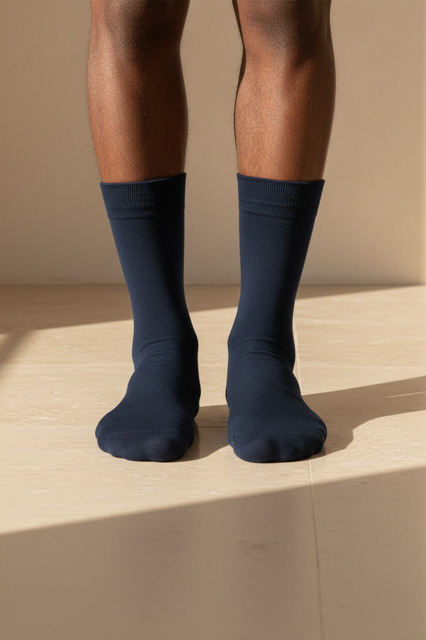 FAMILY MEN SOCKET SOCKS NAVY