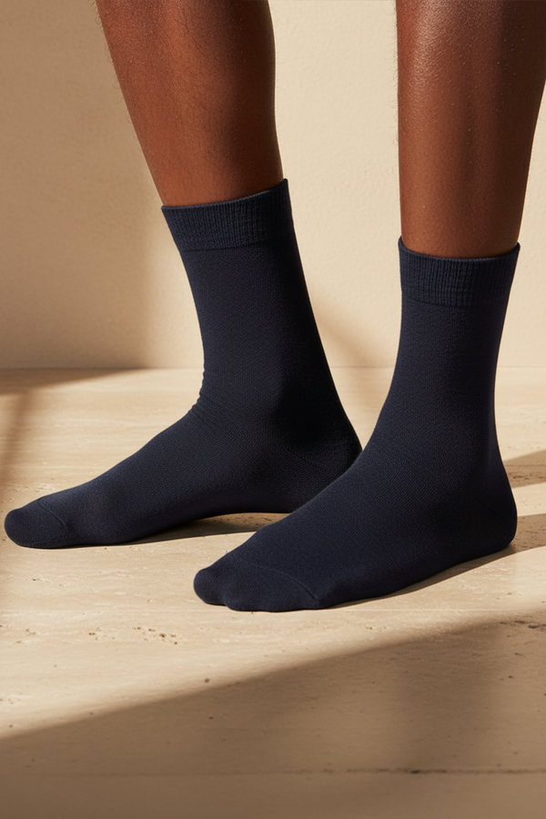 FAMILY MEN SOCKET SOCKS NAVY