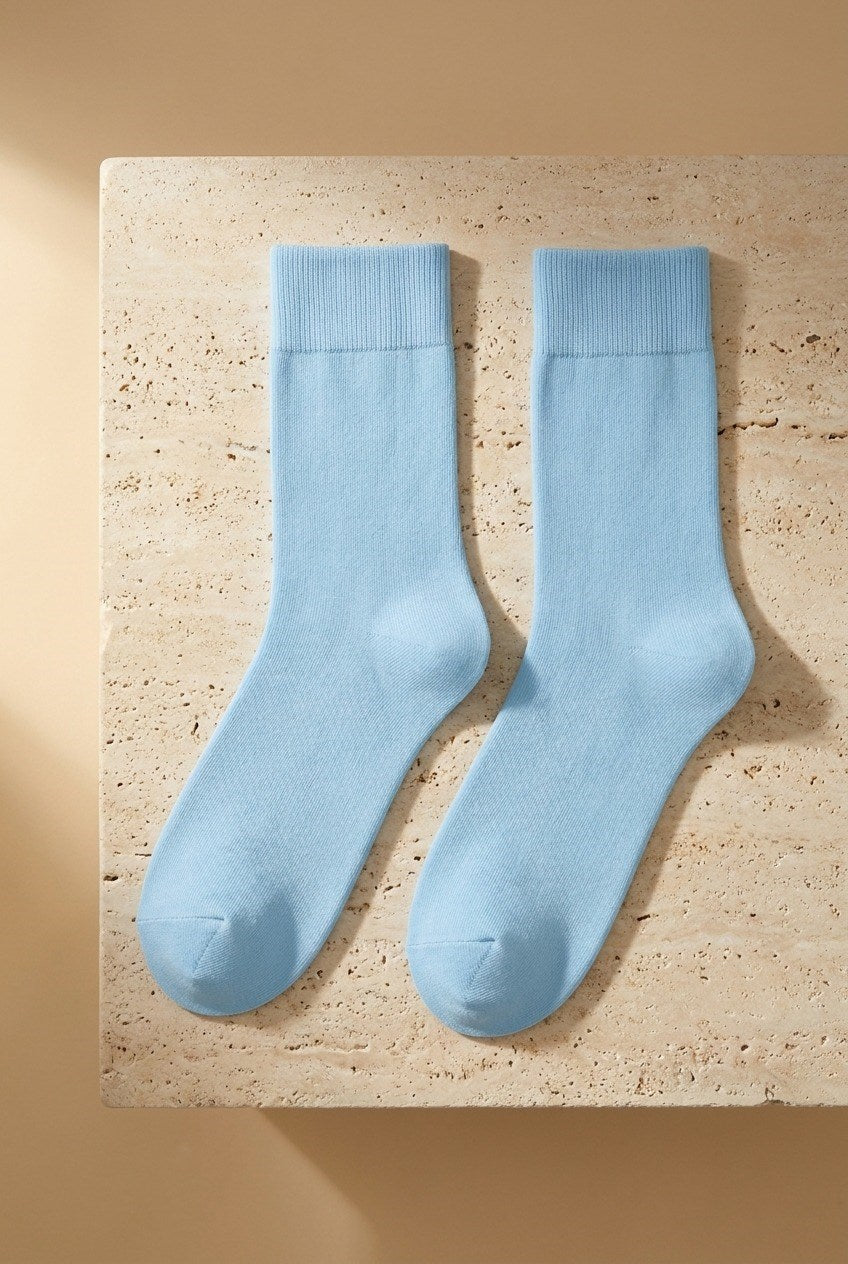 FAMILY MEN SOCKET SOCKS BLUE