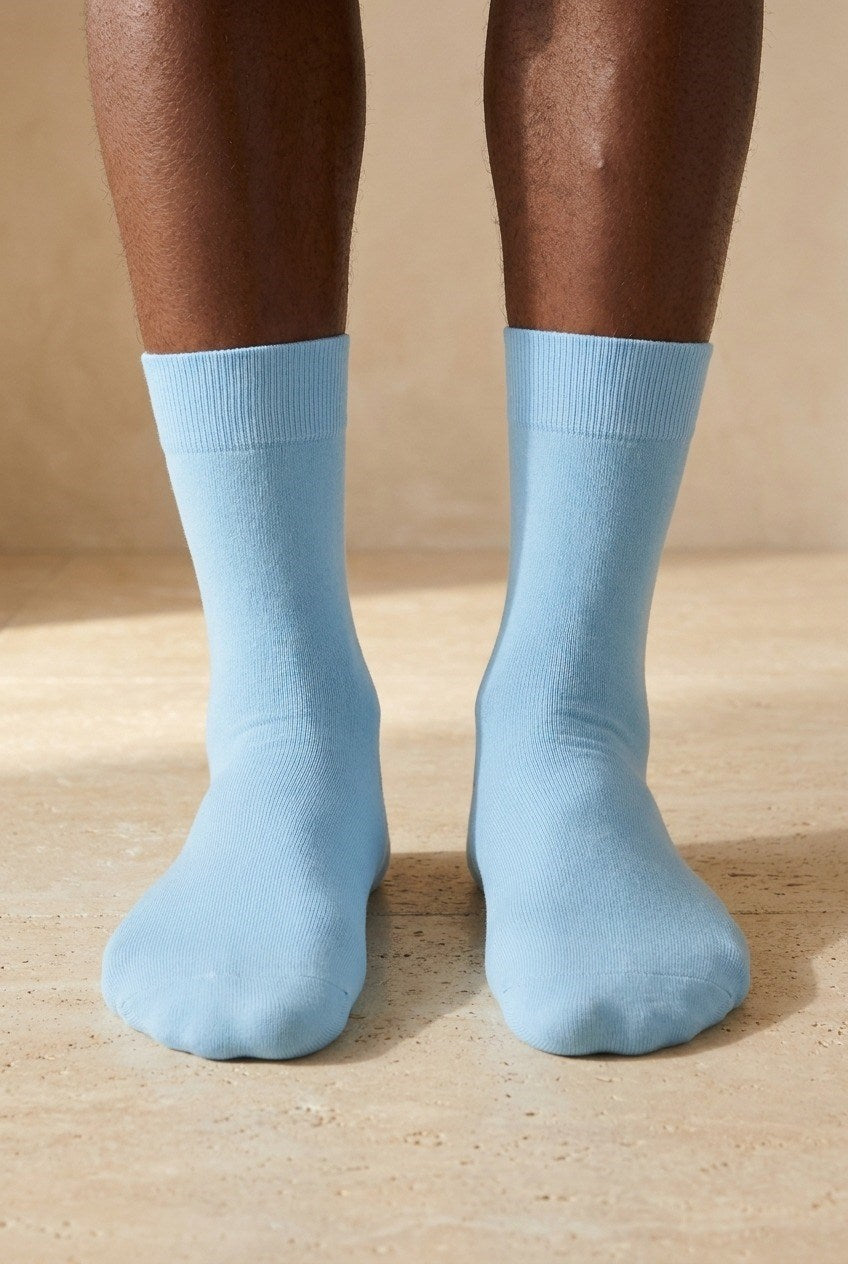 FAMILY MEN SOCKET SOCKS BLUE