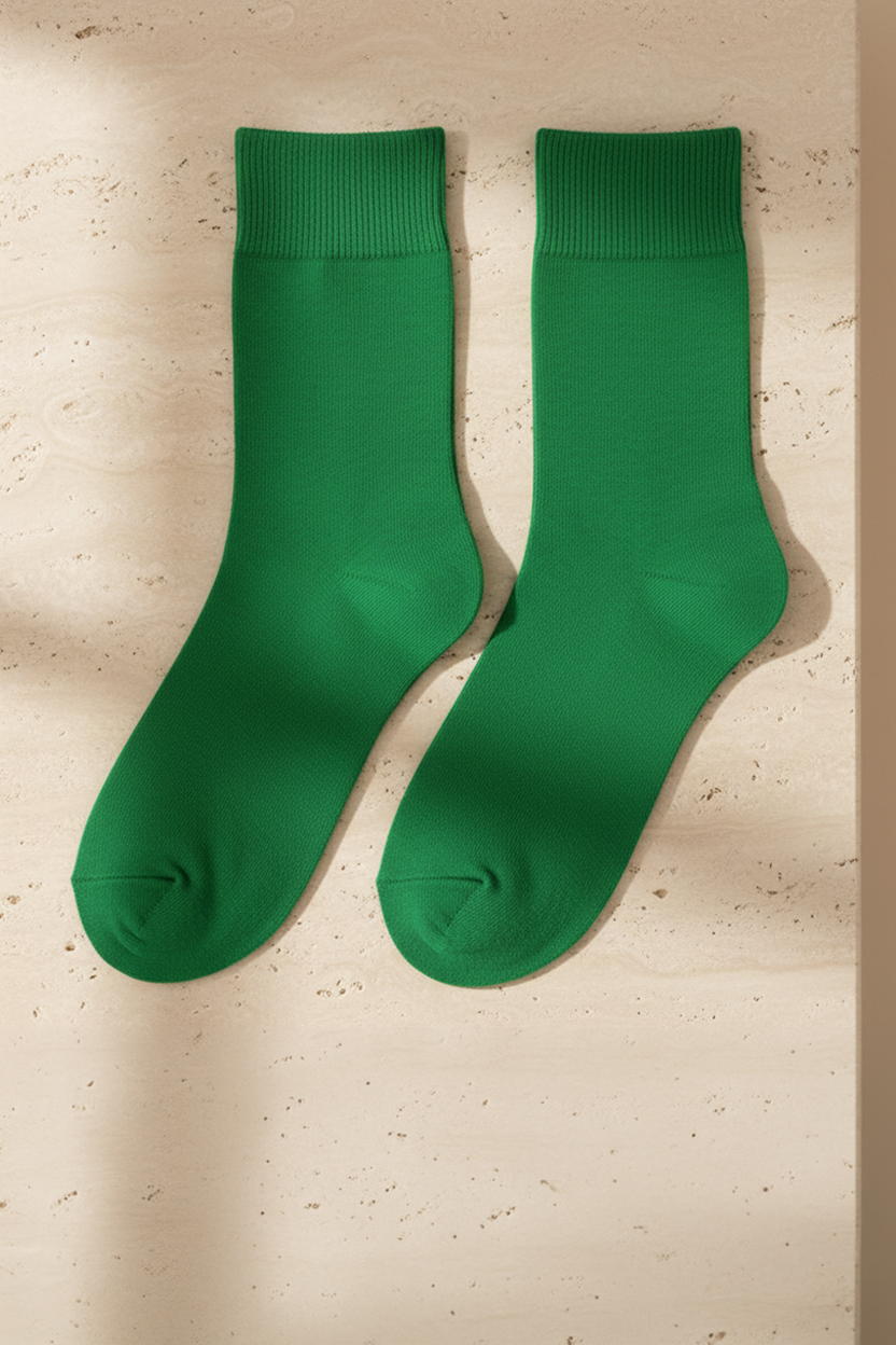 FAMILY MEN SOCKET SOCKS GREEN