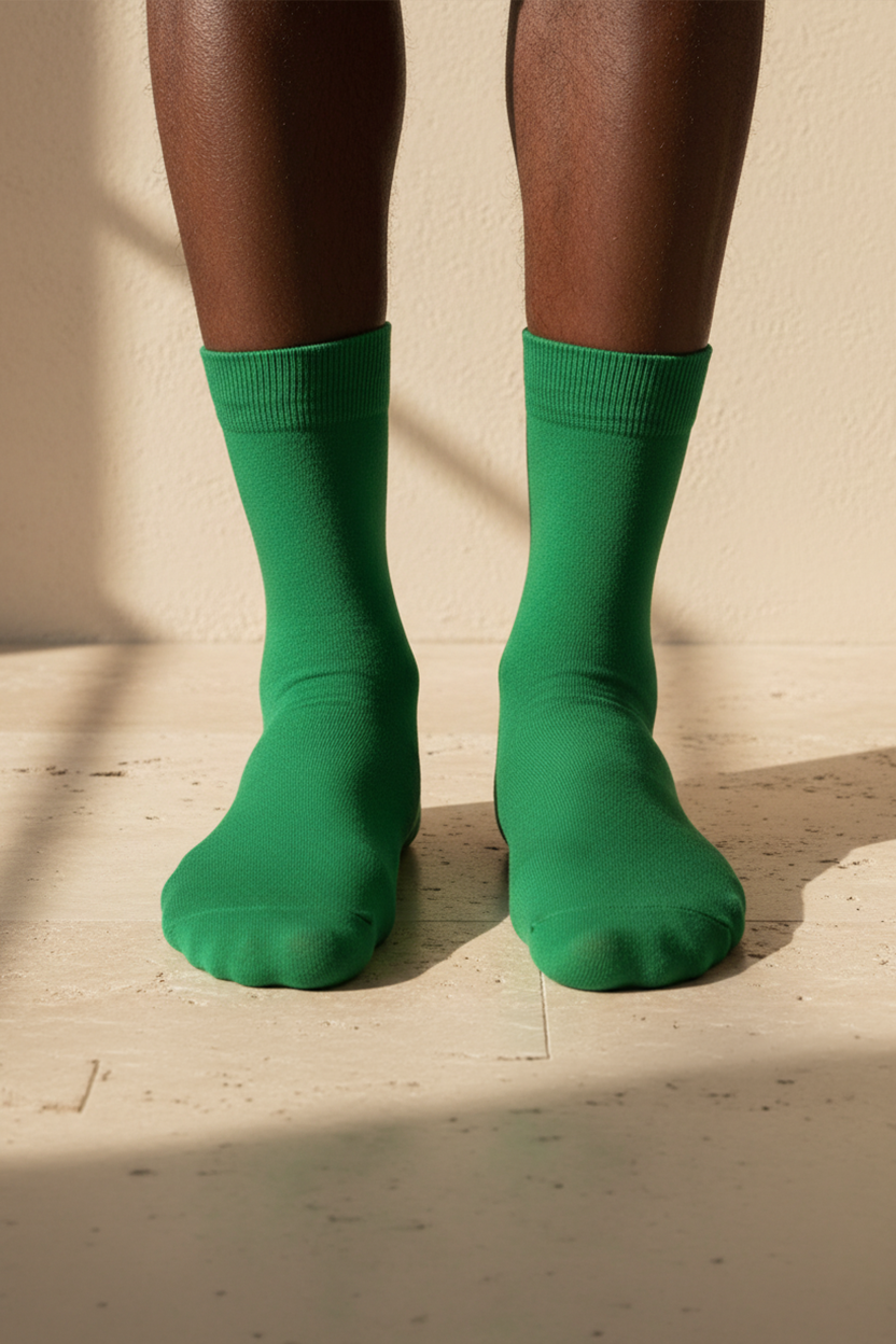 FAMILY MEN SOCKET SOCKS GREEN