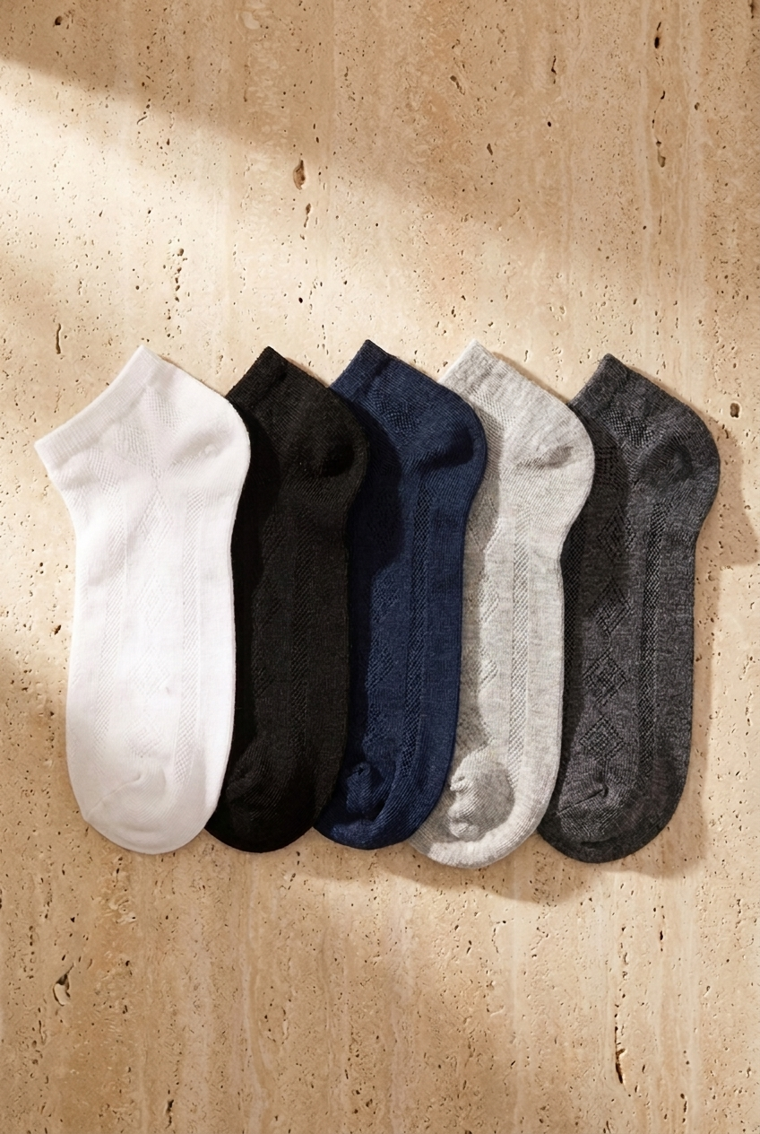 5 PCK MEN STEP SOCKS MIX MIX