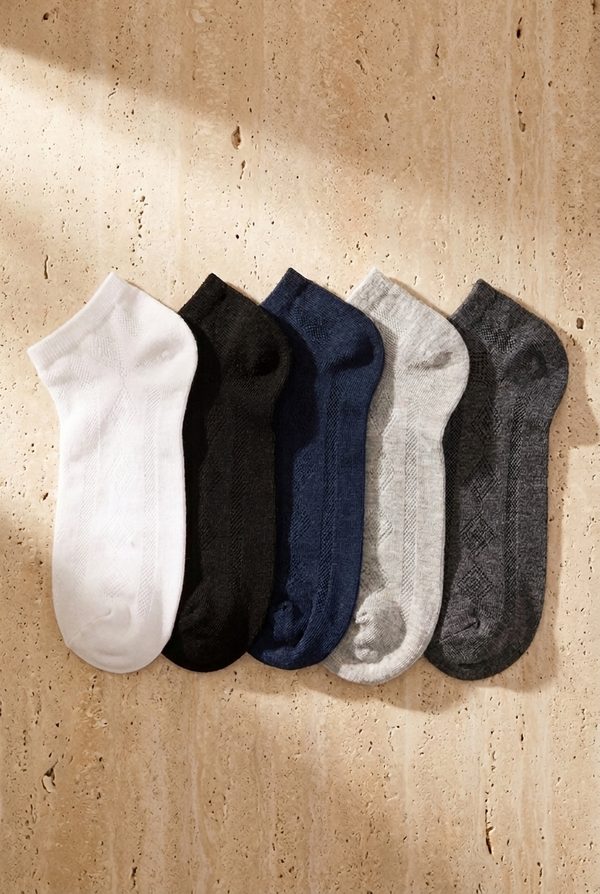 5 PCK MEN STEP SOCKS MIX MIX