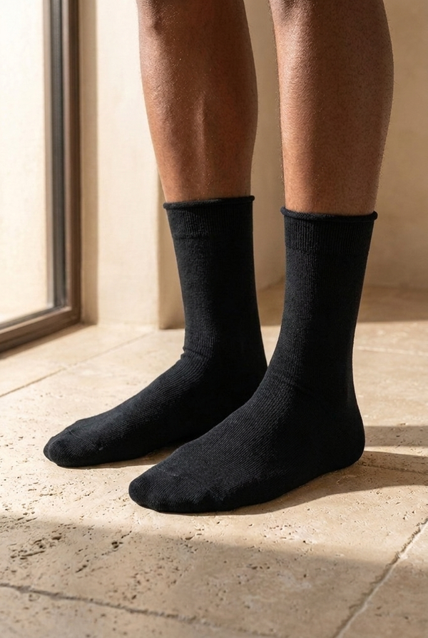 NEW HAROLD BAMBOO COMFORT ERKEK SOKET ÇORAP BLACK