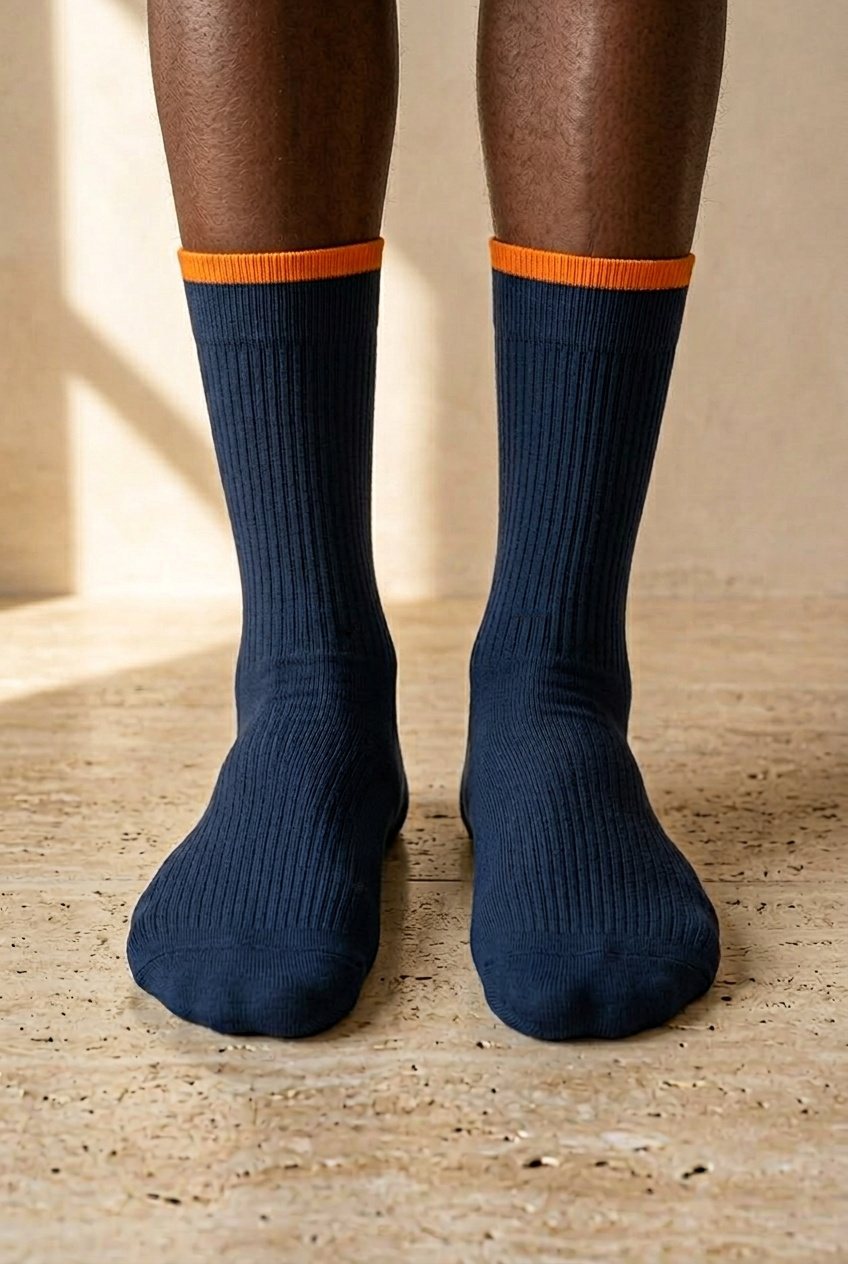 RELAX MEN SOCKET SOCKS NAVY