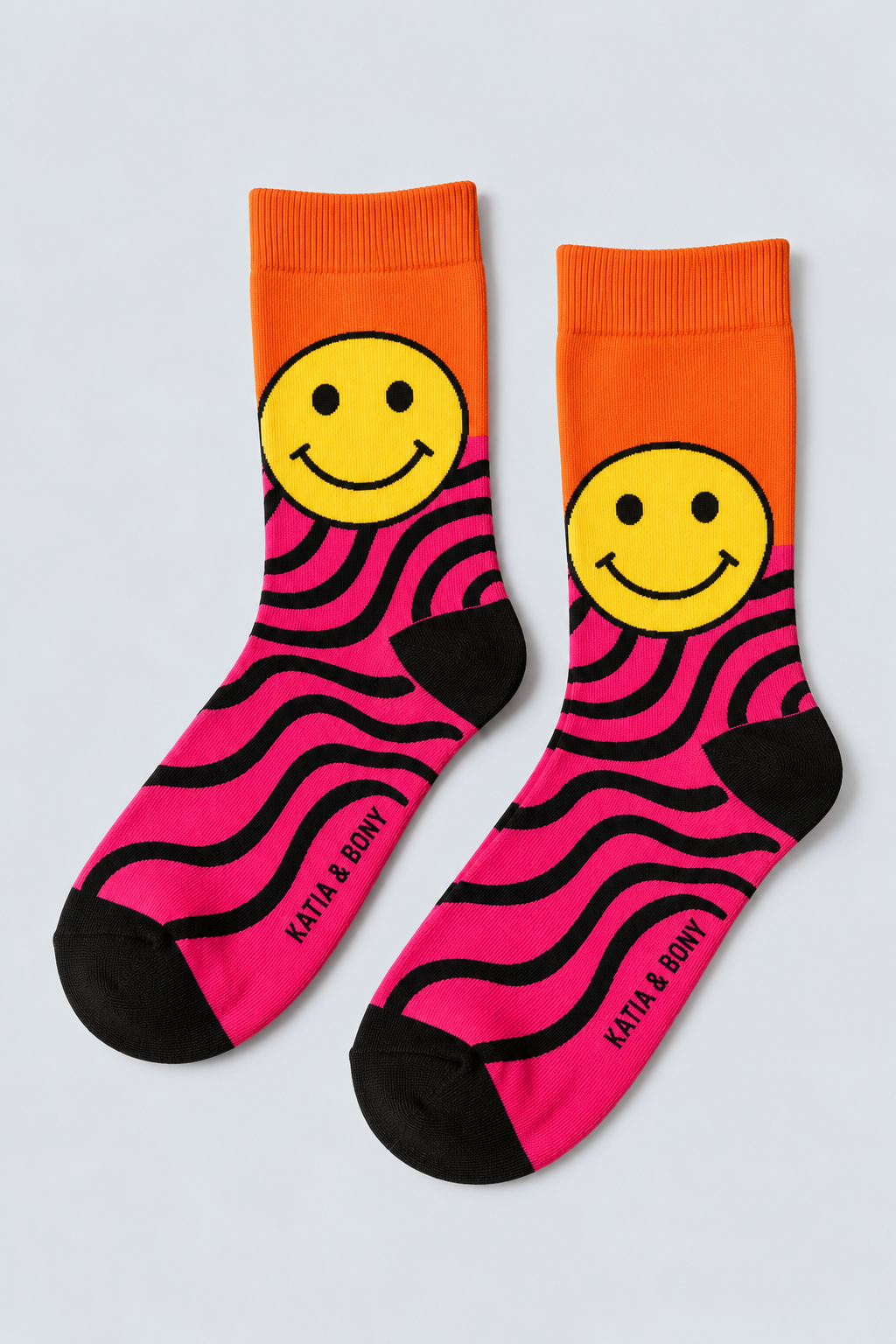 SMILING FACE UNISEX SOCKS MIX