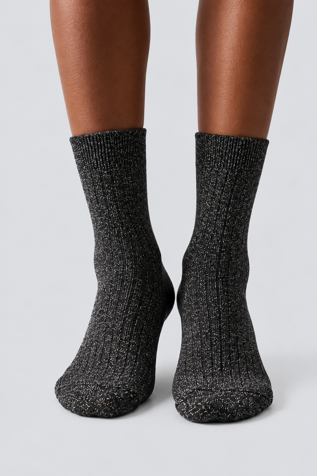 WOMEN SOCKET SOCKS BLACK