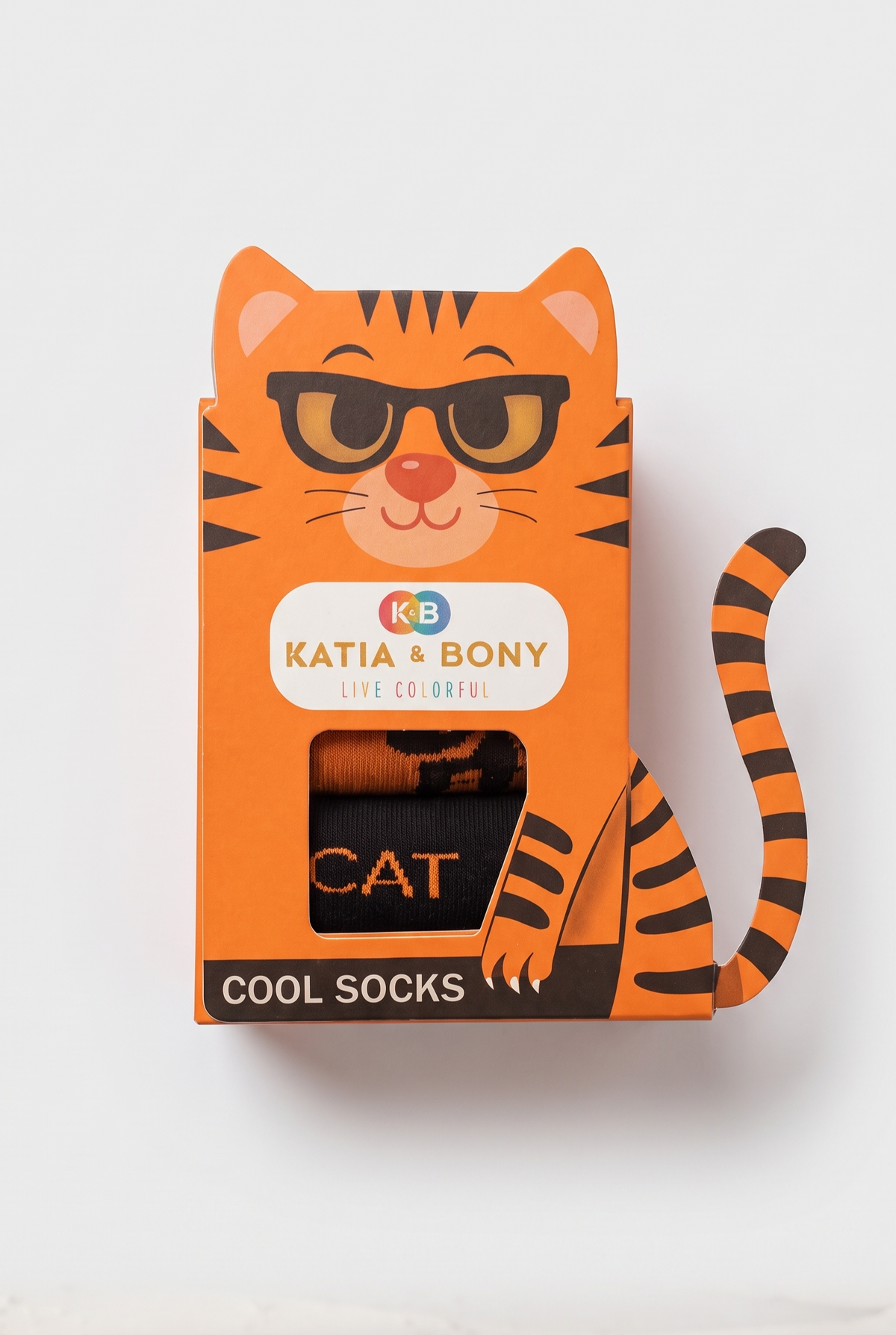 3PCK Cat Pattern Boxed Children's Ankle Socks MIX